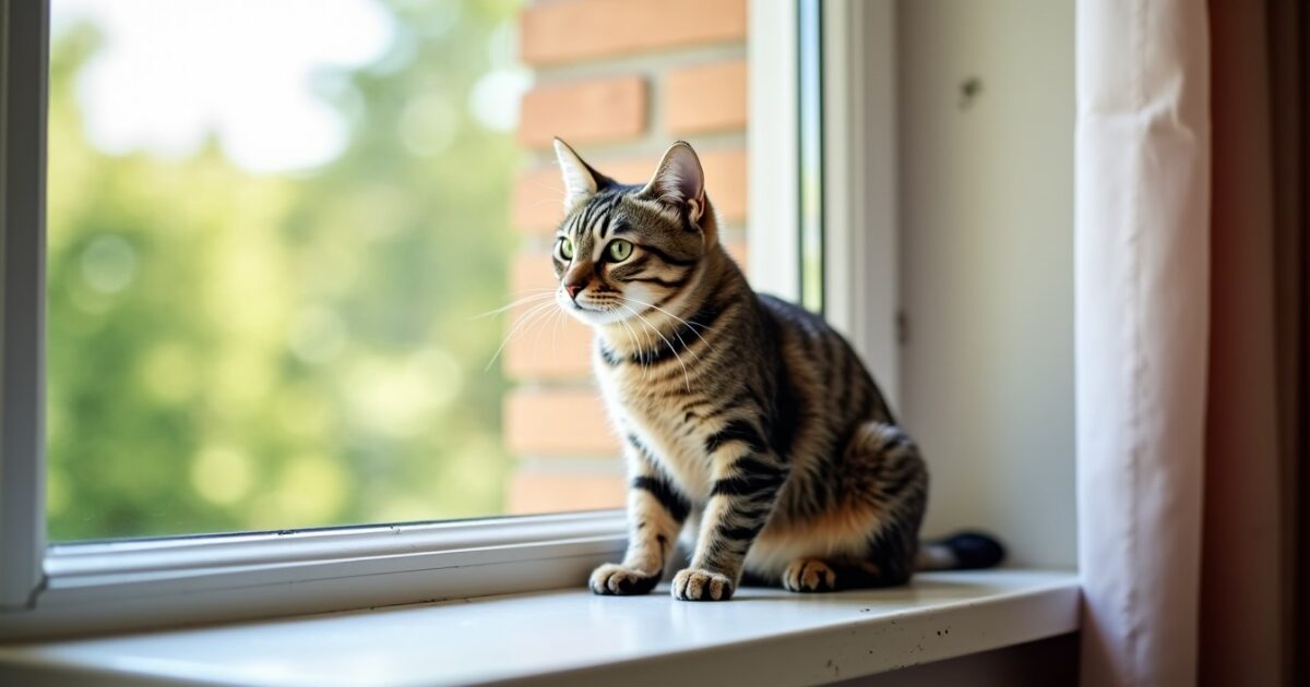 Installer un hamac pour chat sur fenêtre : méthode en 6 étapes