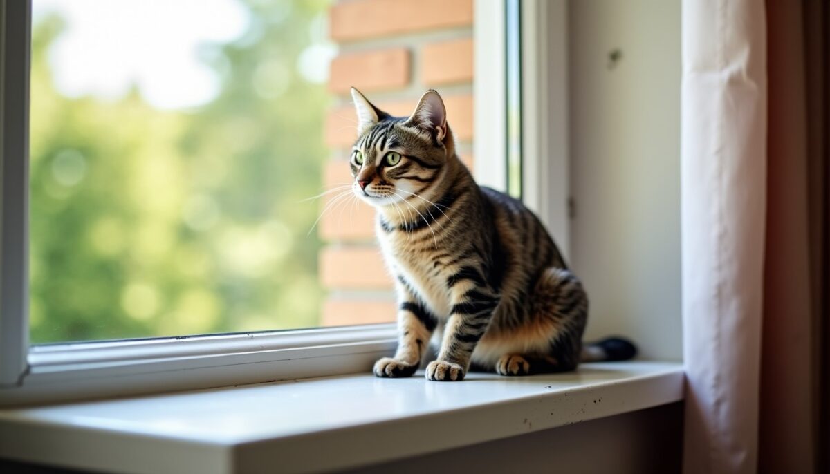 Installer un hamac pour chat sur fenêtre : méthode en 6 étapes